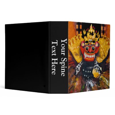 Balinese Barong Vinyl Binder by dimkaspb
