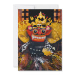 Balinese Barong Personalized Invite