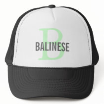 Balinese Breed Monogram Mesh Hat