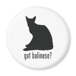 Balinese Cat Fridge Magnet