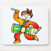 Balinese Drummer mousepads by Aquavel Balinese Drummer mousepads
