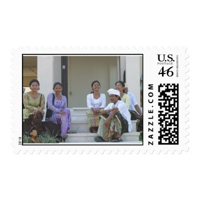 balinese people stamp by alia_aditia