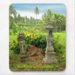 Balinese Rice Field Shrines Mousepads