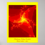 Balinese Ruby Orchid (yellow) Print