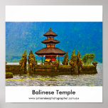 Balinese Temple. Posters