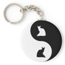 Balinese Yin Yang Key Chains