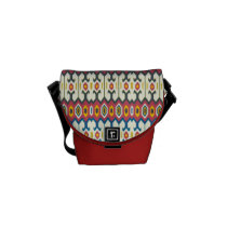 Balkan Folk Art Lozenge Pattern Mini Messenger Courier Bags at  Zazzle
