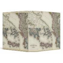 Balkan Peninsula, Greece Vinyl Binder