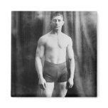 Balkan wrestler Yussif Hussane, 1915 Magnet