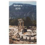Balkans 2012 wall calendars