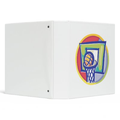 Ball and Backboard Vinyl Binders by shopaholicchick