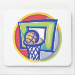 Ball and Backboard Mouse Pad