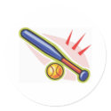 Ball and Bat stickers