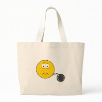 Ball and Chain Smiley Face bags by doonidesigns Ball and Chain Smiley Face bags