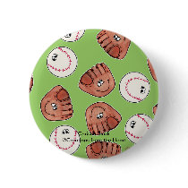 Ball and Glove collage buttons by creationhrt Ball and Glove collage buttons