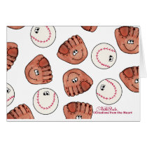 Ball and Glove collage cards by creationhrt Ball and Glove collage cards