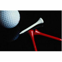 Ball and tees photo cut outs
