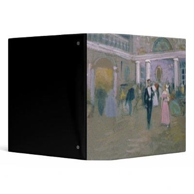 Ball at Larins Vinyl Binder by bridgemanart