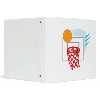 Ball & Backboard 3 Ring Binder by shopaholicchick