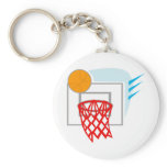 Ball & Backboard Keychain