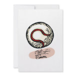 Ball Baseball Custom Invitations
