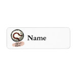 Ball Baseball Custom Return Address Label