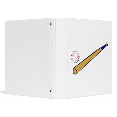 ball & bat 3 ring binders by justsports