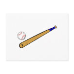ball & bat postcard