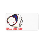 Ball Buster Address Label