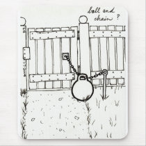 Ball & Chain mousepad mousepads