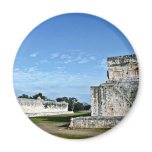 Ball Court And Temple Of The Jaguars, Chichen Itza Refrigerator Magnet