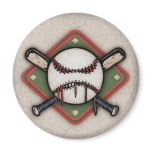 Ball &amp; Crossbats 1 Magnets