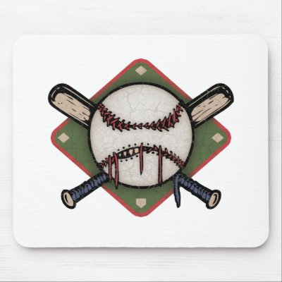 Ball & Crossbats 1 Mouse Mat by kbilltv
