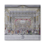 Ball following the coronation of Leopold Fridge Magnets