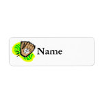 ball & glove custom return address label