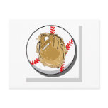 Ball & Glove Logo Postcards