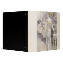 Ball gown, from 'Les Grandes Modes de Paris' 3 Ring Binder