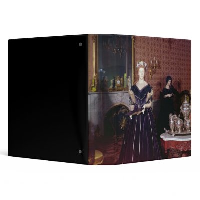 Ball gown of Mary Todd Lincoln Vinyl Binders by bridgemanart