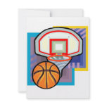 Ball &amp; Hoop Personalized Invitation