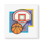 Ball & Hoop Refrigerator Magnet