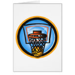 Ball in Basket Greeting Cards