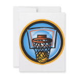 Ball in Basket Personalized Announcements
