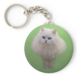 Ball of fluff kitten keychain
