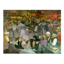 Ball on the 14th July Post Card