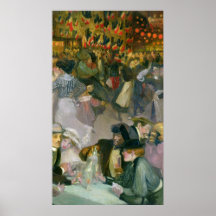 Ball on the 14th July Print