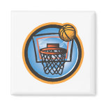 Ball over Basket Magnet
