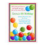 Ball Pit, Bounce House, Birthday Invitations