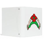 Ball Player Stretching Vinyl Binders