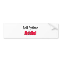Ball Python Addict bumper stickers