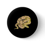 ball python pinback button